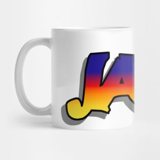 JACK Urban Street Graffiti Style Name Tag Mug